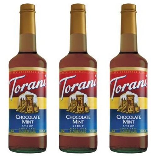 Torani Chocolate Mint Syrup 750-Ml Pack Of 3