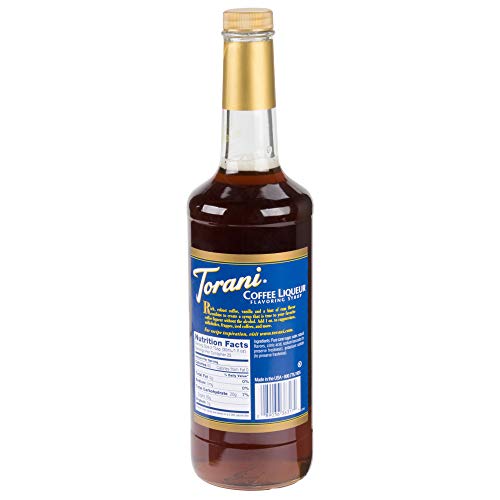 Torani Coffee Liqueur Flavoring Syrup, 25.4 Fl. Oz., 750 Ml