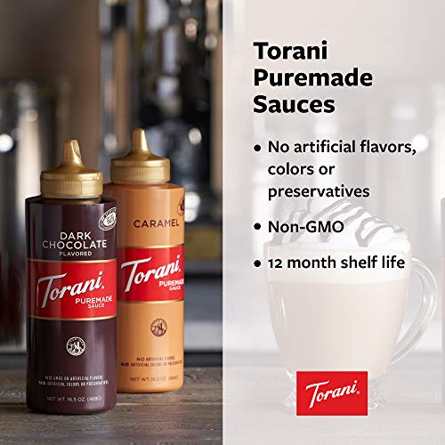 Torani Puremade Sauce, Caramel, 64 Ounces