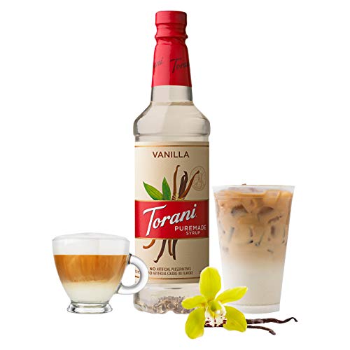 Torani Puremade Vanilla Syrup, 25.4 Fl Oz, Pack Of 4