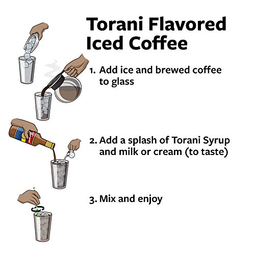 Torani Puremade Zero Sugar Syrup Vanilla 12.7 Ounce Bottle , 4 C