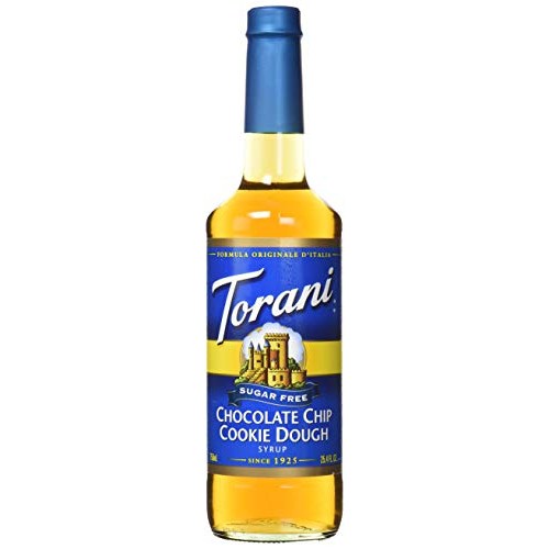 Torani Sugar-Free Chocolate Chip Cookie Dough Drink Syrup, 750Ml