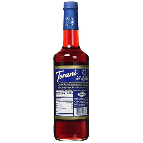 Torani Sugar Free Raspberry Syrup 750 Ml /25.4 Oz