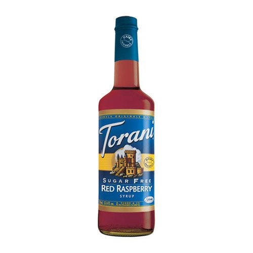 Torani Sugar Free Red Raspberry Syrup, 750Ml Bottle