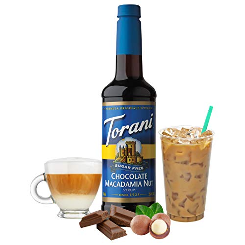 Torani Sugar Free Syrup, Chocolate Macadamia Nut, 25.4 Ounces P