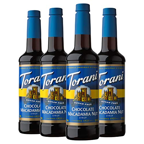 Torani Sugar Free Syrup, Chocolate Macadamia Nut, 25.4 Ounces P