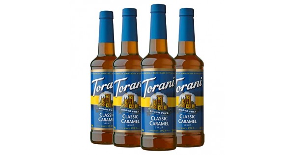 Torani Sugar Free Syrup Classic Caramel Ounces Pack