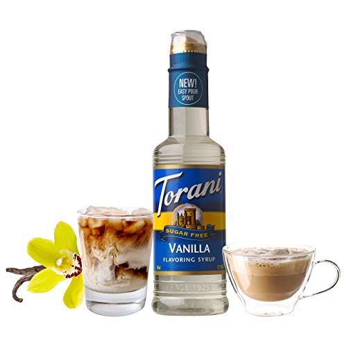 Torani Sugar Free Vanilla Syrup 12.7 Ounce, 4 Count