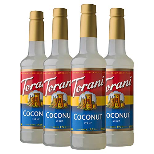 Torani Syrup, Coconut, 25.4 Ounce Pack Of 4