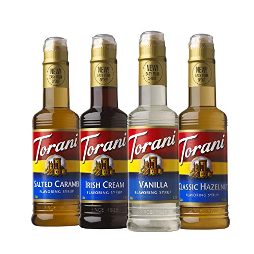 Torani Syrup, Coffeehouse Variety Pack, 4 12.7 Ounce Bottles Va