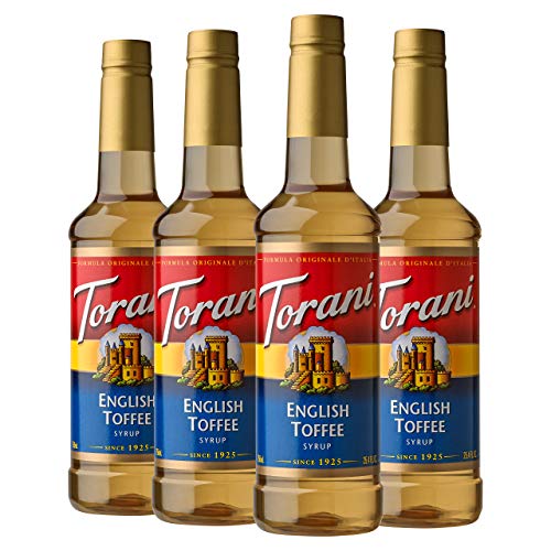 Torani Syrup, English Toffee, 25.4 Ounce Pack Of 4