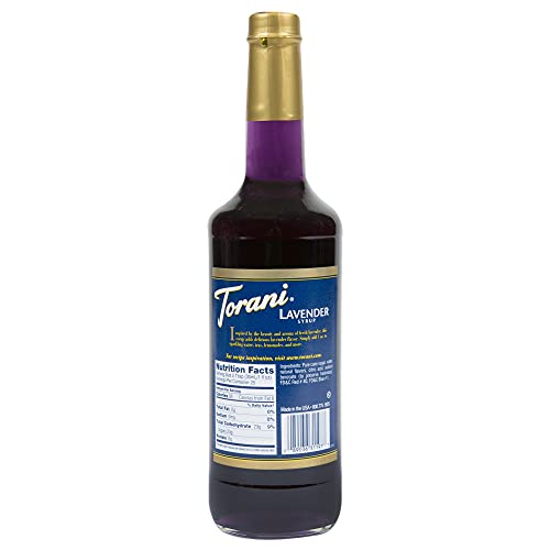 Torani Lavender Syrup, 750 Ml Bottle