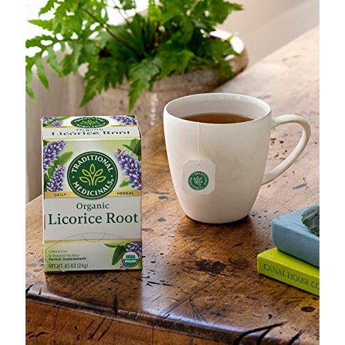 Traditional Medicinals Organic Licorice Root Tea, 16 Bags Pack