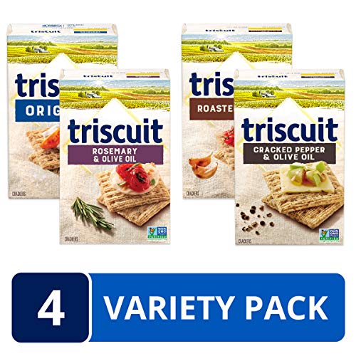 Triscuit Whole Grain Crackers 4 Flavor Variety Pack, Regular Siz