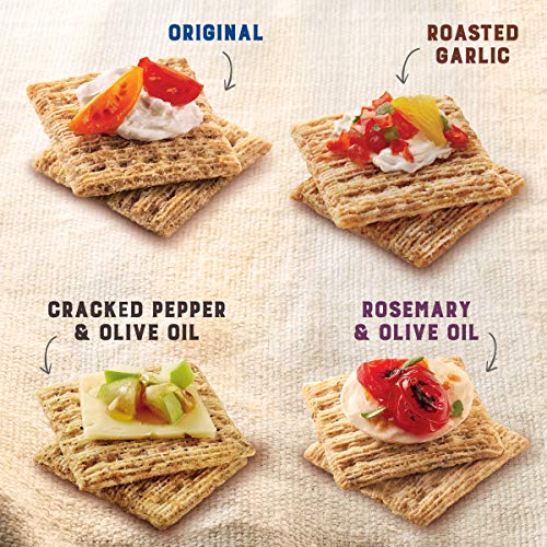 Triscuit Whole Grain Crackers 4 Flavor Variety Pack, Regular Siz