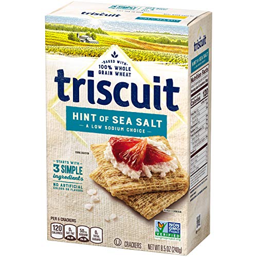 Triscuit Hint Of Sea Salt Whole Grain Wheat Crackers, 8.5 Oz