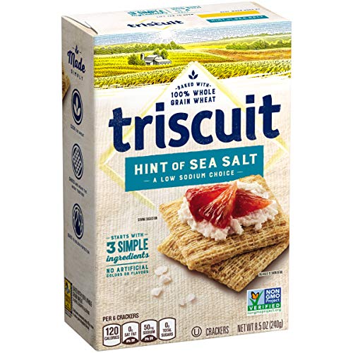 Triscuit Hint Of Sea Salt Whole Grain Wheat Crackers, 8.5 Oz