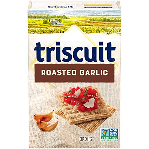 Triscuit Roasted Garlic Whole Grain Wheat Crackers, 8.5 Oz