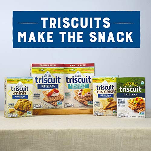 Triscuit Thin Crisps Original Whole Grain Wheat Crackers, 6 - 7.