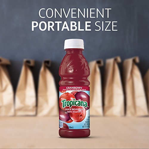 Tropicana Cranberry Cocktail Juice, 10 Ounce Pack Of 24