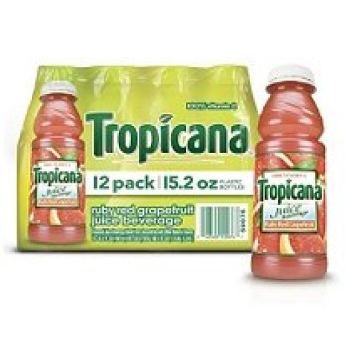 Tropicana Ruby Red Grapefruit -12/15.2 Oz. Bottles