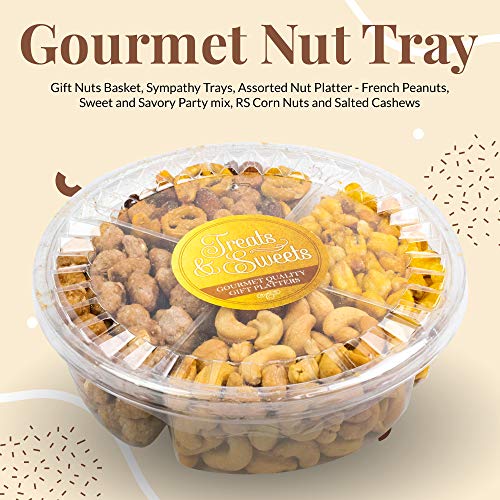 Gift Nut Tray, Assorted Gourmet Nuts Gift Basket With Ribbon - I