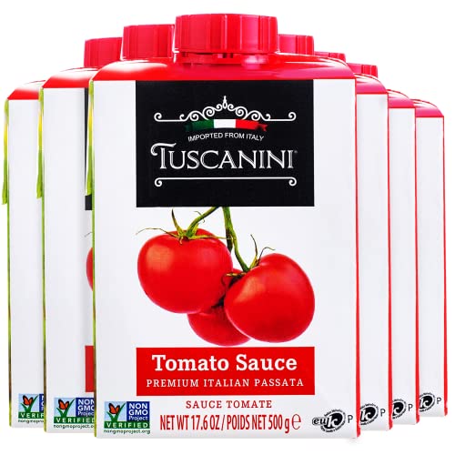 Tuscanini Italian Tomato Sauce, Premium Italian Passata, 17.6Oz