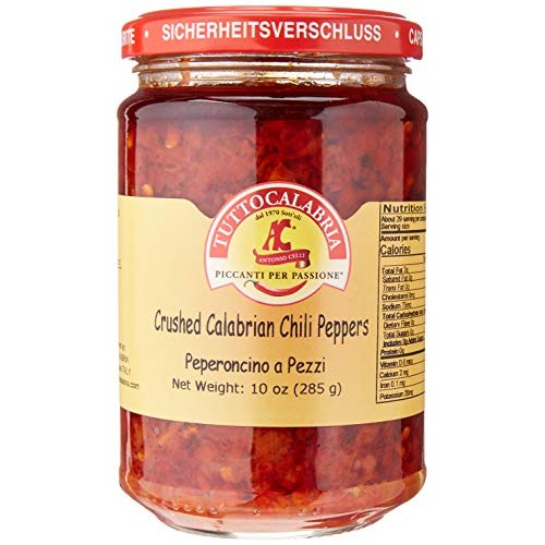 Crushed Calabrian Chili Pepper Paste / Spread 1 Jar X 10 Oz