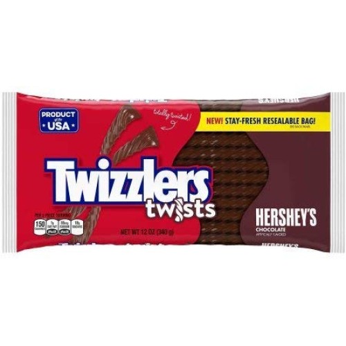 Twizzlers Twists Hersheys Chocolate Licorice Candy Pack Of 4