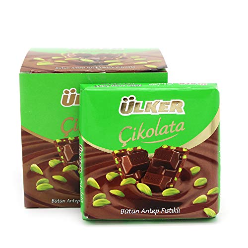 Ulker Turkish Milk Chocolate With Pistachio Sutlu Fistikli Ciko