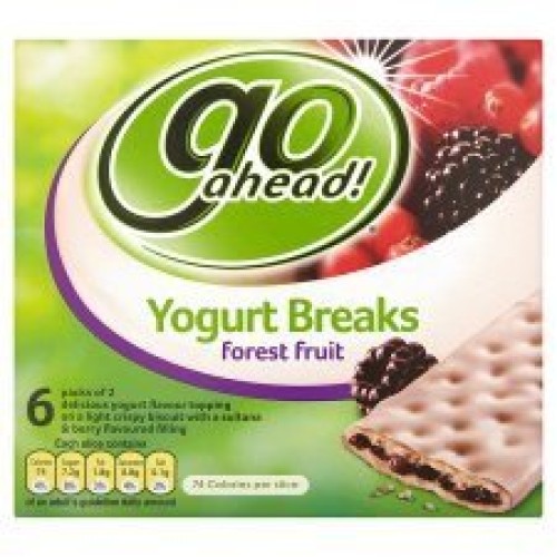 Go Ahead Yogurt Breaks Forest Fruits 6 Pack 216G