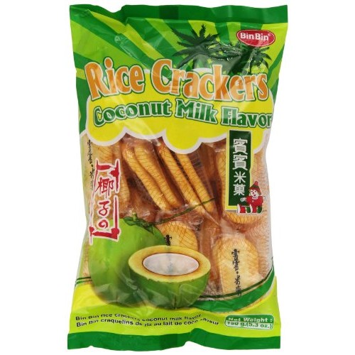 Bin Bin Rice Crackers, Coconut Milk, 5.3 Ounce