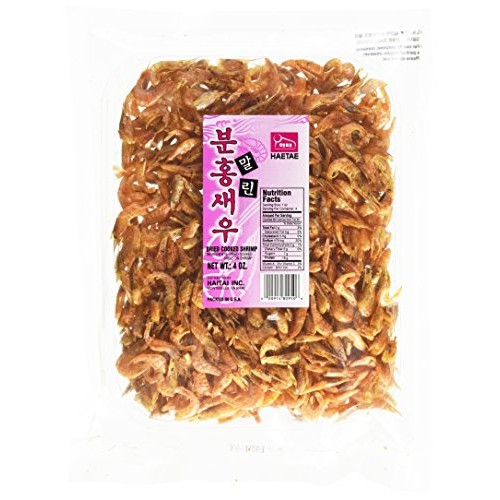 Haitai Red Dried Cooked Small Shrimp, 4 Ounces