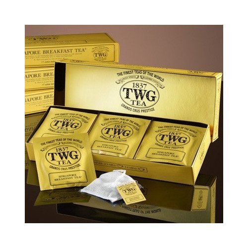 TWG Tea - Singapore Breakfast Tea PACKTB4021 - 15 x 2.5gr Tea ...