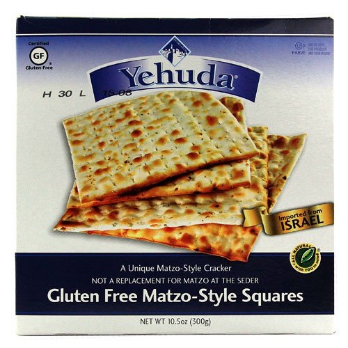 Yehuda Gluten-Free Matzo Squares, Original, 10.5 Ounce [6 Pack]