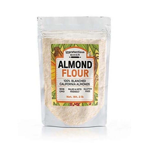 Almond Flour 2Lb By Unpretentious Baker, Blanched California A