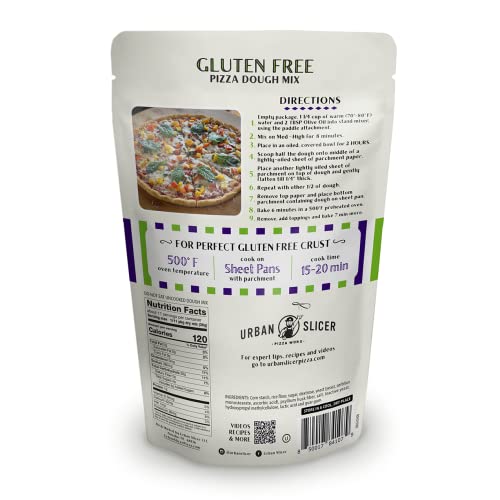 Urban Slicer Pizza Worx - Gluten Free Pizza Dough - 13.9 oz bag ...