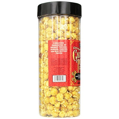 Utz Gourmet Popcorn Clusters, Caramel Nut Clusters - 19 Oz. Barr