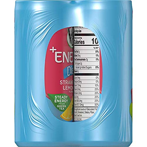 V8 +Energy Diet Strawberry Lemonade 6 - 8 Oz Cans Pack Of 2