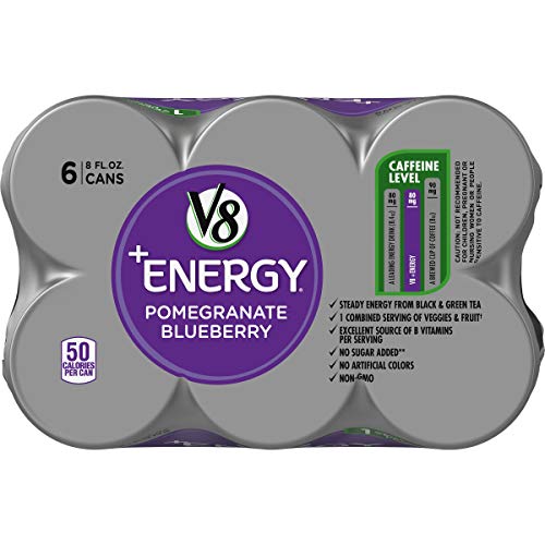 V8 +Energy, Healthy Energy Drink, Natural Energy From Tea, Pomeg