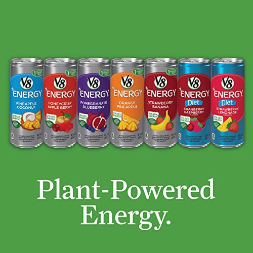 V8 +Energy, Healthy Energy Drink, Steady Energy From Black And G