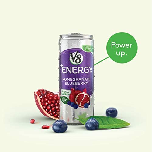 V8 +Energy, Healthy Energy Drink, Steady Energy From Black And G