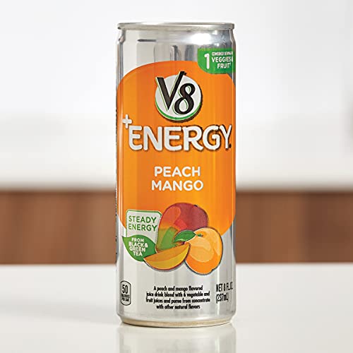 V8 +Energy Variety Pack, Healthy Energy Drink, Orange Pineapple