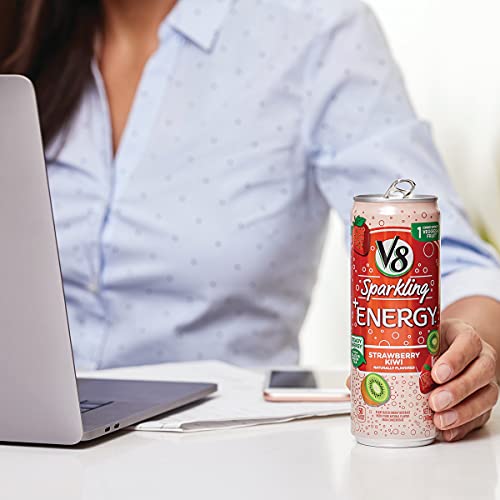 V8 Sparkling +Energy, Healthy Energy Drink, Natural Energy From