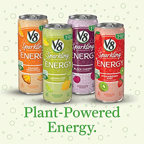 V8 Sparkling +Energy, Healthy Energy Drink, Natural Energy From