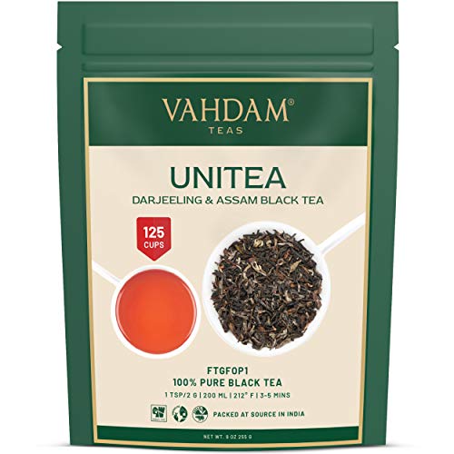 Vahdam, Unitea Black Tea 100+ Cups | Blend Of Darjeeling Tea &Amp;