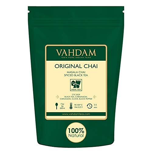 Vahdam, Indias Original Masala Chai Tea Loose Leaf 200+ Cups