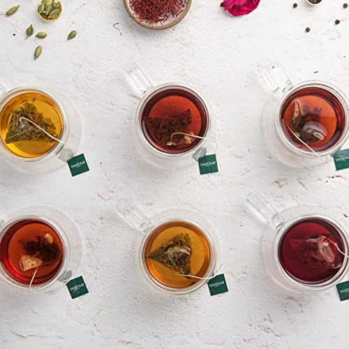 Vahdam, Assorted Tea Bags Sampler - 25 Flavors, 25 Tea Bag | Tea