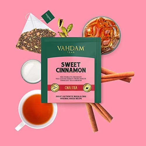 Vahdam, Chai Tea Sampler, 5 Teas - Tea Variety Pack | Assorted C