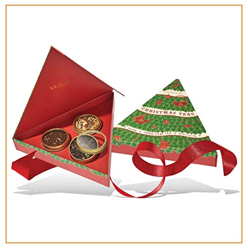 Vahdam, Christmas Tea - 3 Tin Caddy Set | Christmas Gifts For Wo